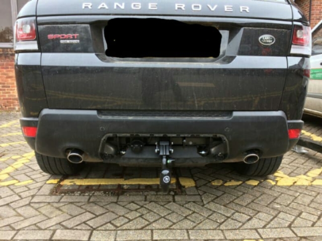 Range Rover Sport after tow bar fitting